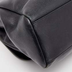 Pre Owned Dior Black Leather Large Diorling Shoulder Bag