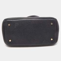 Pre Owned Dior Black Leather Mini Be Dior Top Handle Bag