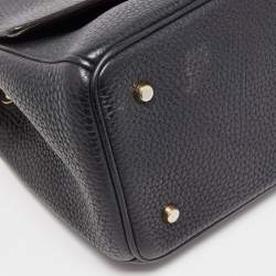 Pre Owned Dior Black Leather Mini Be Dior Top Handle Bag