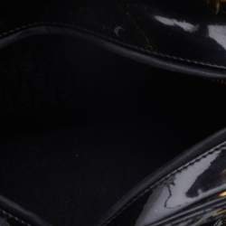 Dior Black Cannage Patent Leather Medium Lady Dior Tote