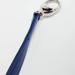 Pre Owned Dior Blue Cannage Leather Large Lady Dior Tote