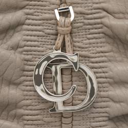 Pre Owned Dior Grey Leather Karenina Hermitage Satchel