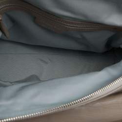 Pre Owned Dior Grey Leather Karenina Hermitage Satchel