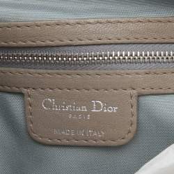 Pre Owned Dior Grey Leather Karenina Hermitage Satchel