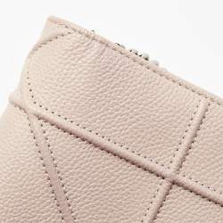 Pre Owned Dior Beige Leather Diorama Wallet on Chain