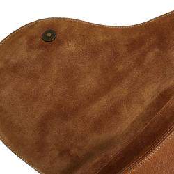 Pre Owned   Dior Brown Saddle Crossbody Bag