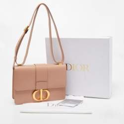 Dior Beige Leather 30 Montaigne Shoulder Bag