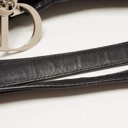 Pre Owned Dior Black Cannage Leather Large Soft lady Dior Tote