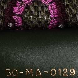 Pre Owned Dior Multicolor Embroidered Canvas Large Book Tote