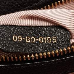 Pre Owned Dior Black Leather Medium Diorama Shoulder Bag