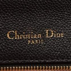 Pre Owned Dior Black Leather Medium Diorama Shoulder Bag
