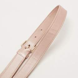Dior Metallic Pink Cannage Leather Medium Lady Dior Tote