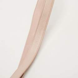 Dior Metallic Pink Cannage Leather Medium Lady Dior Tote