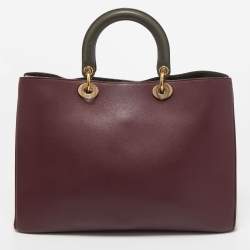 Dior Tricolor Leather Large Diorissimo Shopper Tote
