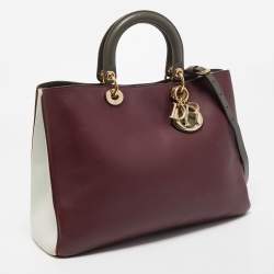 Dior Tricolor Leather Large Diorissimo Shopper Tote