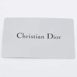 Pre Owned Dior Navy Blue Oblique Canvas Strap Saddle Pouch