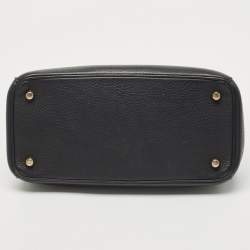Pre Owned Dior Black Leather Mini Be Dior Top Handle Bag