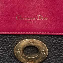 Pre Owned Dior Black Leather Mini Be Dior Top Handle Bag