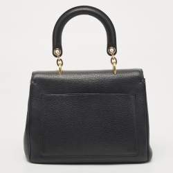 Pre Owned Dior Black Leather Mini Be Dior Top Handle Bag