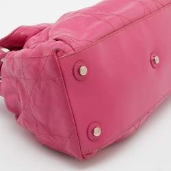 Pre Owned Dior Pink Cannage Leather Le Trente Hobo