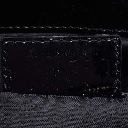 Pre Owned Dior Black Cannage Patent Leather Large Lady Dior Tote
