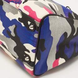 Dior Multicolor Camouflage Canvas Anselm Boston Bag
