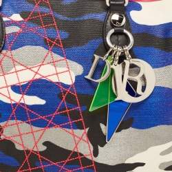 Dior Multicolor Camouflage Canvas Anselm Boston Bag