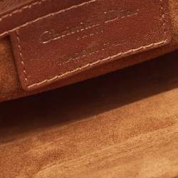 Pre Owned حقيبة كروس ديور دي-فينس جلد أسود بسلسلة صغيرة