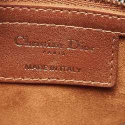 Pre Owned حقيبة كروس ديور دي-فينس جلد أسود بسلسلة صغيرة