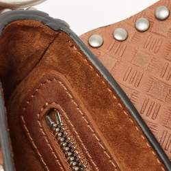 Pre Owned حقيبة كروس ديور دي-فينس جلد أسود بسلسلة صغيرة