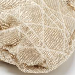 Pre Owned Dior Dusty Ivory Cannage Dream Bucket Bag