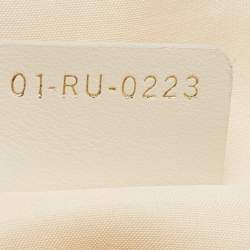 Pre Owned Dior Dusty Ivory Cannage Dream Bucket Bag