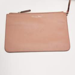 Pre Owned Dior Old Rose Leather Large Diorissimo Shopper Tote