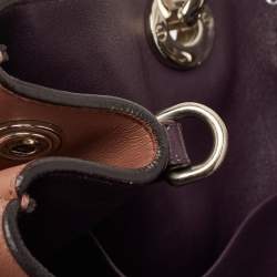 Pre Owned Dior Old Rose Leather Large Diorissimo Shopper Tote