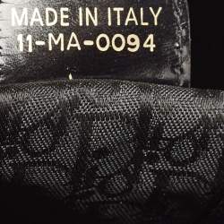 Pre Owned Dior Multicolor Leopard Print Calfhair, Velvet and Patent Leather Gambler Dice Bag