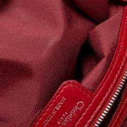 Pre Owned Dior Red Cannage Leather Miss Dior Shoulder Bag