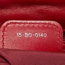 Pre Owned Dior Red Cannage Leather Miss Dior Shoulder Bag