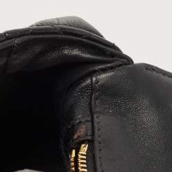Pre Owned Dior Black Quilted Leather Medium Caro Shoulder Bag