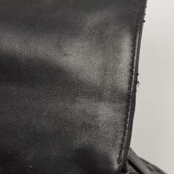Pre Owned Dior Black Quilted Leather Medium Caro Shoulder Bag