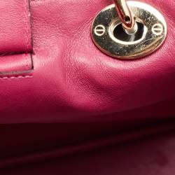 Pre Owned Dior Black Leather Medium Diorissimo Tote