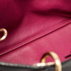 Pre Owned Dior Black Leather Medium Diorissimo Tote