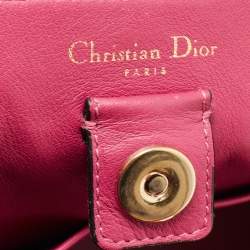 Pre Owned Dior Black Leather Medium Diorissimo Tote