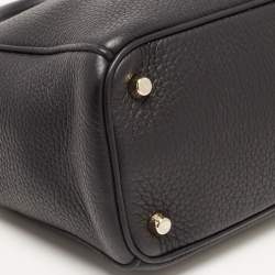 Pre Owned Dior Black Leather Medium Diorissimo Tote