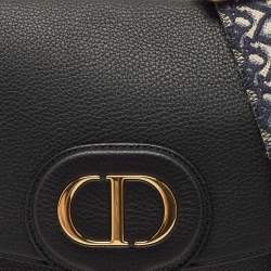 Pre Owned Dior Black Leather Large Bobby Shoulder Bag