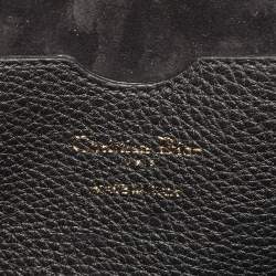 Pre Owned Dior Black Leather Large Bobby Shoulder Bag