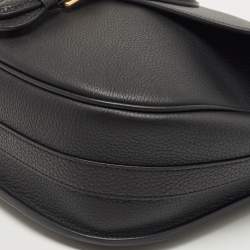 Pre Owned Dior Black Leather Large Bobby Shoulder Bag