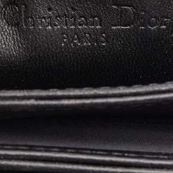 Dior Pink Cannage Leather Lady Dior 5 Gusset Card Holder