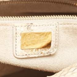 مملوكة مسبقًا Dior Gold/Beige Python Large Limited Edition Lady Dior Tote