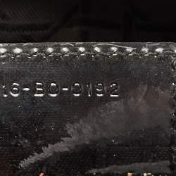 Pre Owned Dior Black Cannage Patent Leather Large Lady Dior Tote