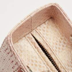 Dior Ombre Pink Python Medium Lady Dior Tote